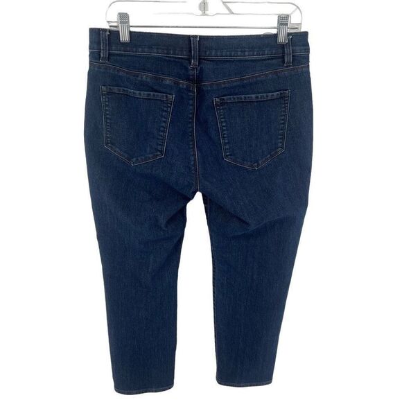 Ann Taylor Womens Modern Fit Jeans Denim Tapered Leg Medium Wash Blue Size 10 - Picture 2 of 10